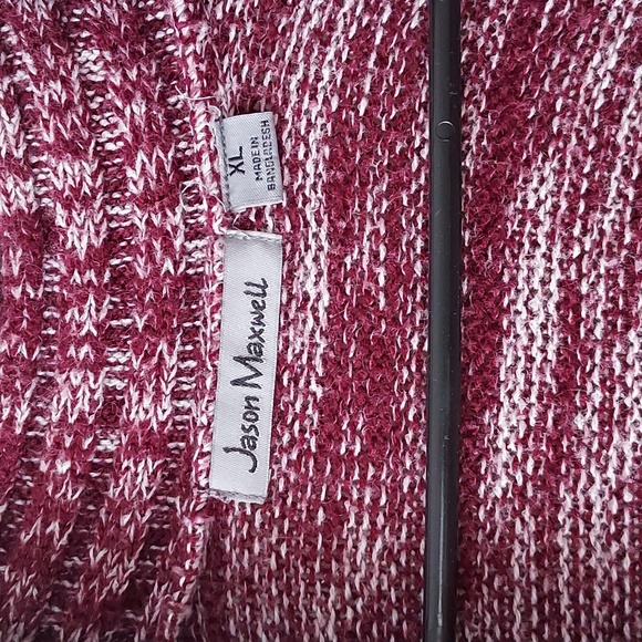 Jason Maxwell xl cartigan red white - Picture 5 of 10